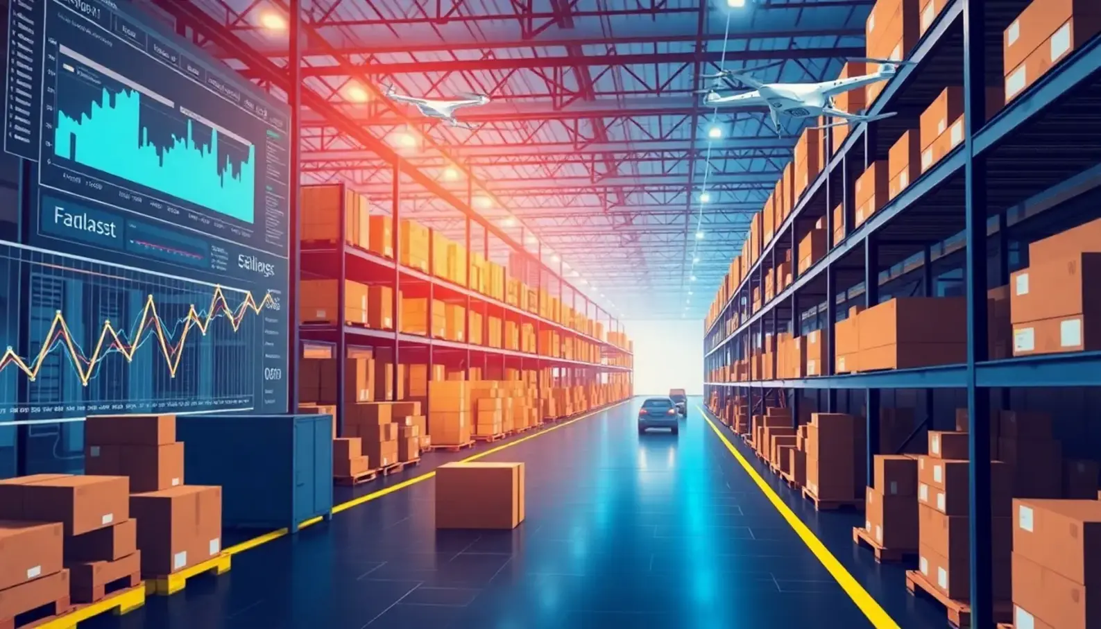 AI technologies enhancing supply chain operations.
