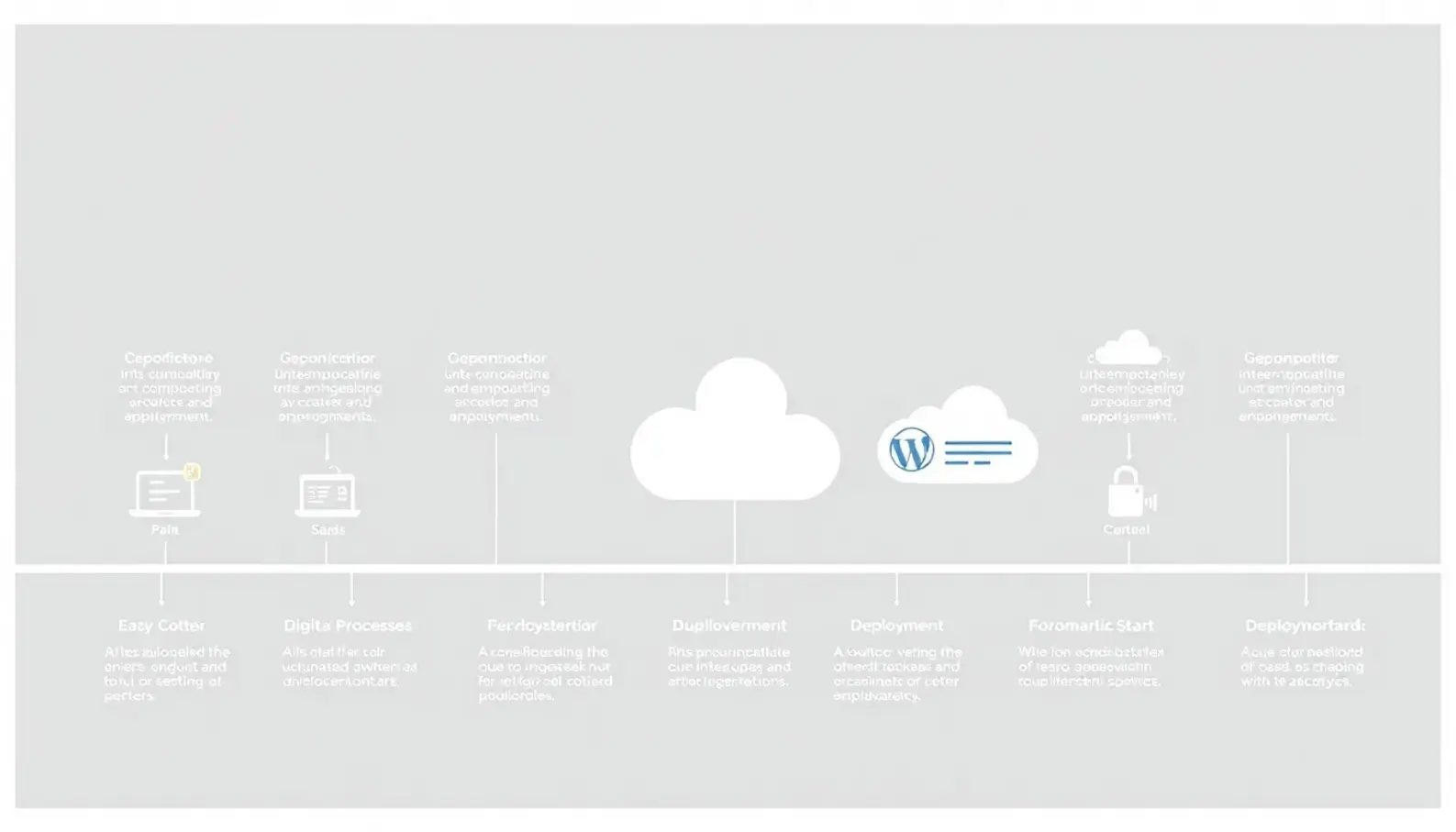 Visual representation of microservices architecture in cloud native development.