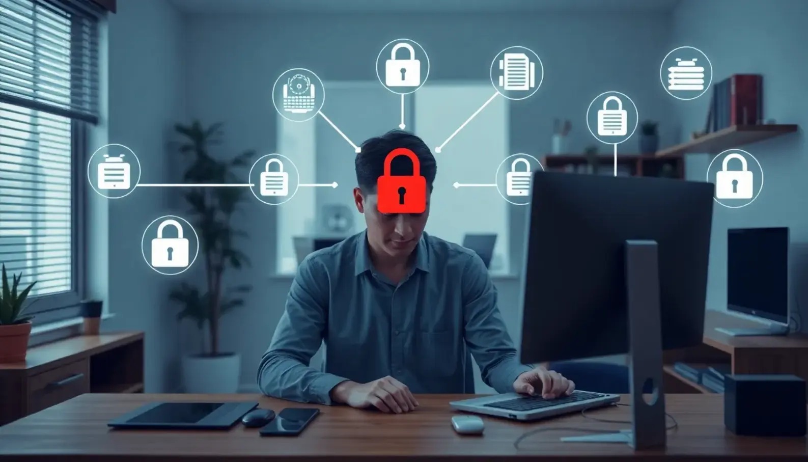 Common cyber threats faced by remote workers.