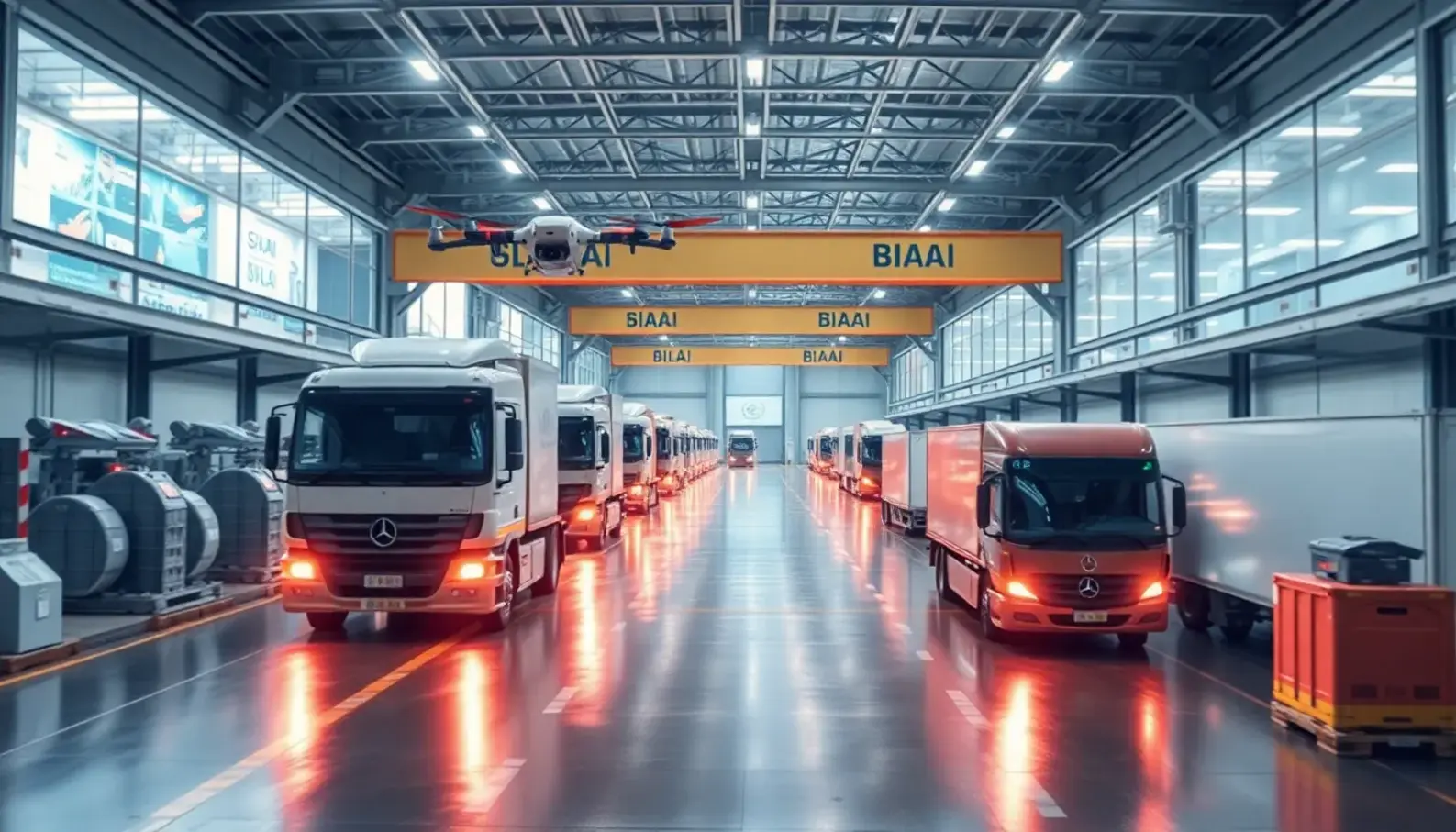 AI technologies enhancing supply chain operations.
