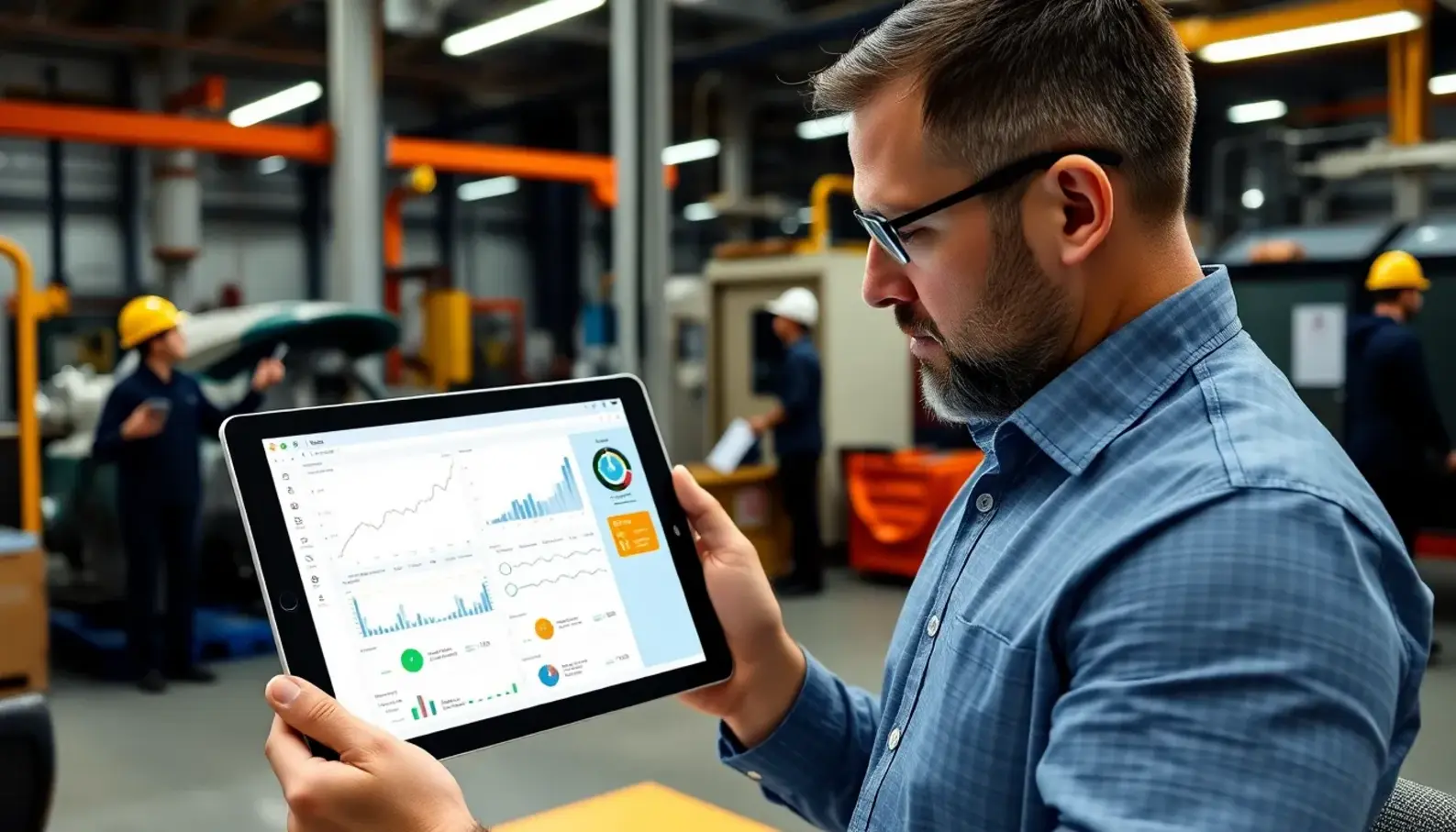 Visualizing the connection between physical machinery and its digital twin.