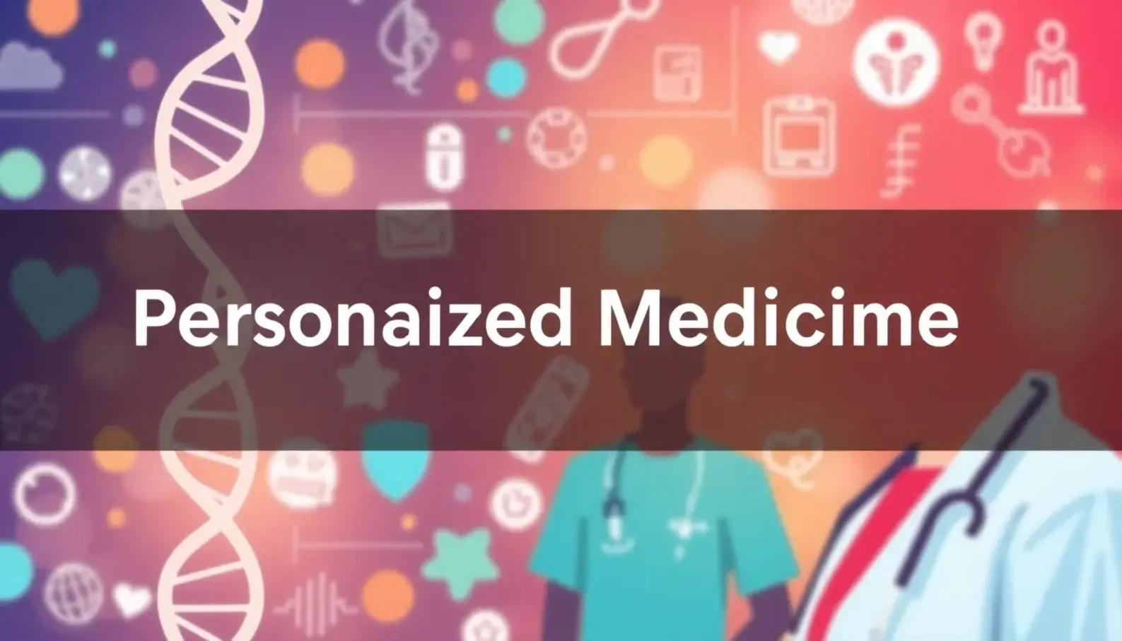 Infographic demonstrating the foundations of personalized medicine.