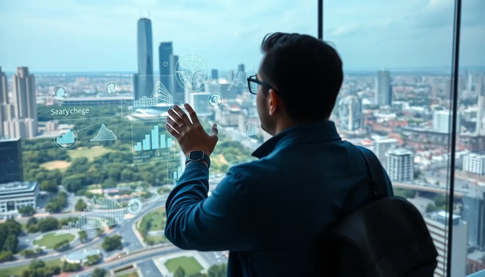 Urban planners leveraging AI for data analytics.