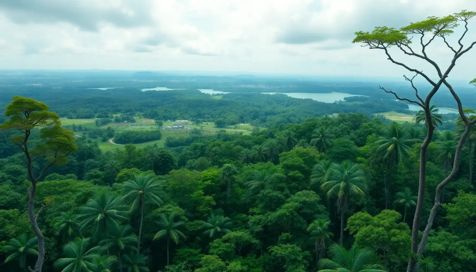 AI technologies used for monitoring biodiversity in an ecosystem.
