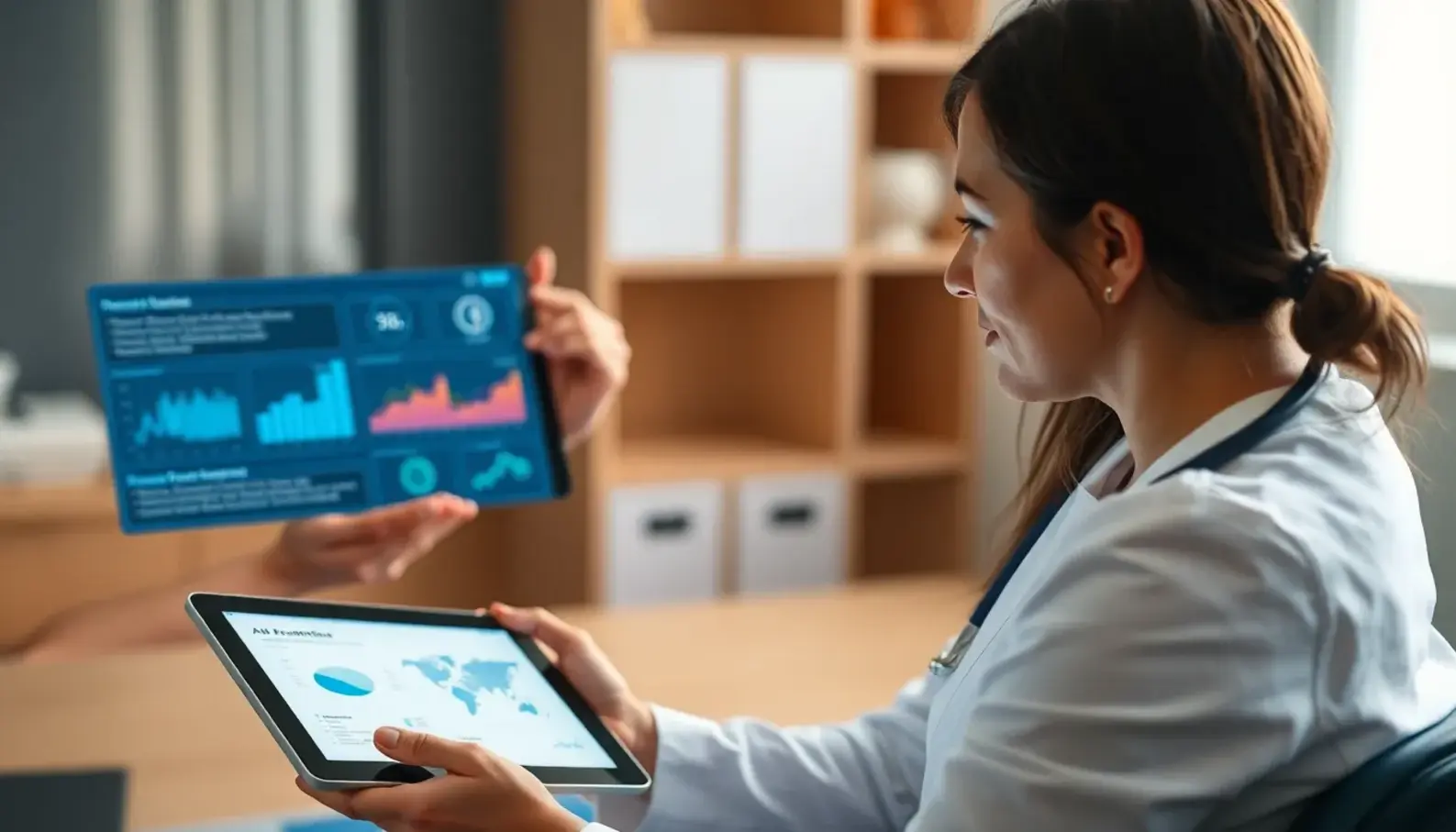 AI tools optimizing hospital operations and administrative tasks.