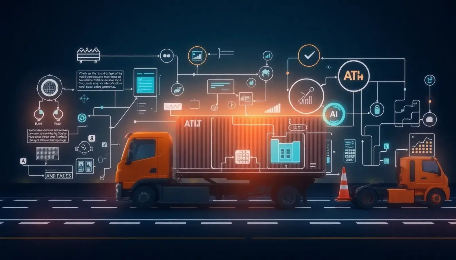 AI tools enhancing supply chain visibility and operational processes.
