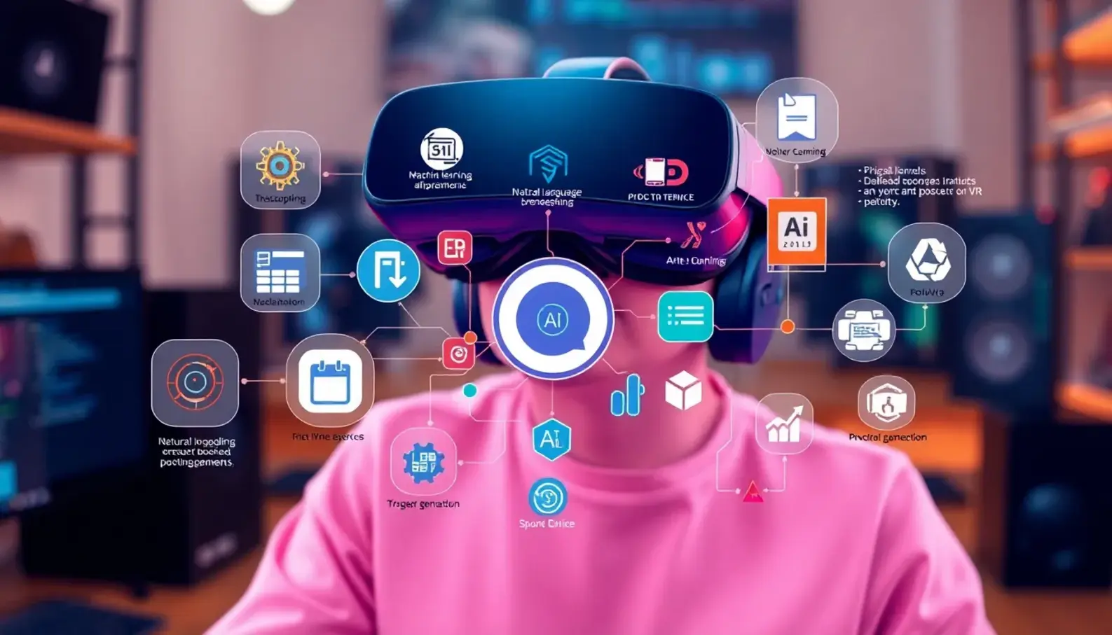 Key AI tools transforming the VR development landscape.