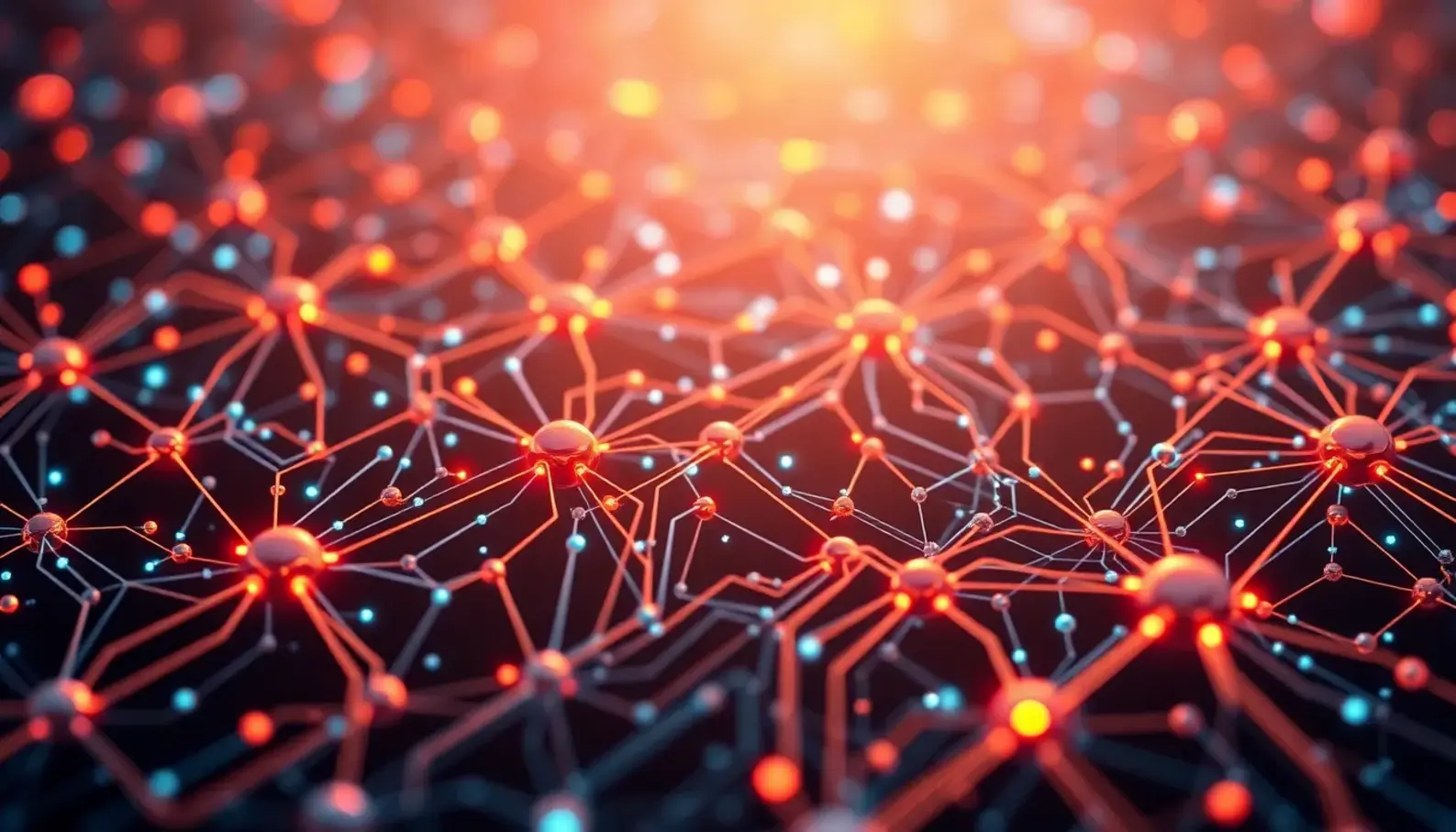 An illustration demonstrating the integration of quantum circuits and AI algorithms.