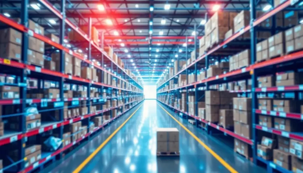 A comprehensive view of a simulated supply chain network powered by AI technologies.