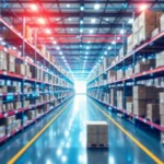 A comprehensive view of a simulated supply chain network powered by AI technologies.