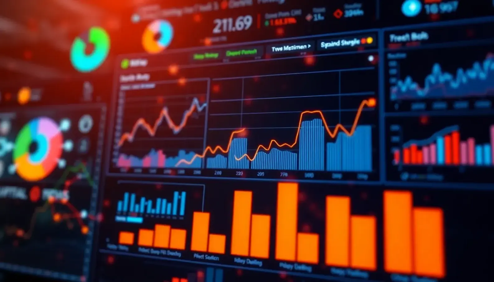 AI tools analyzing demand patterns and improving forecasting accuracy.