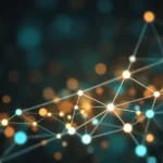Abstract representation of AI-enhanced supply chains with a focus on personalization.