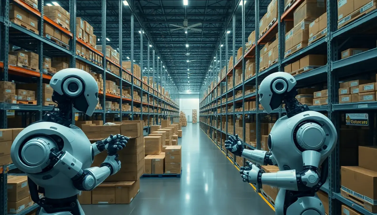 AI technologies facilitating real-time collaboration in modern supply chains.