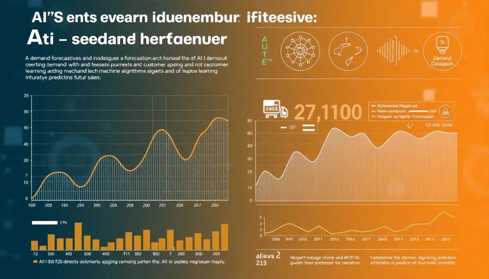 AI-driven demand forecasting techniques improving supply chain management.