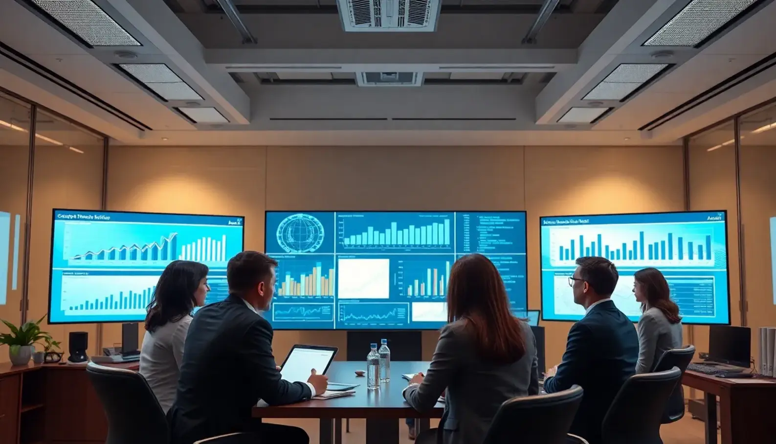 Legal professionals evaluating AI technologies in supply chain settings.