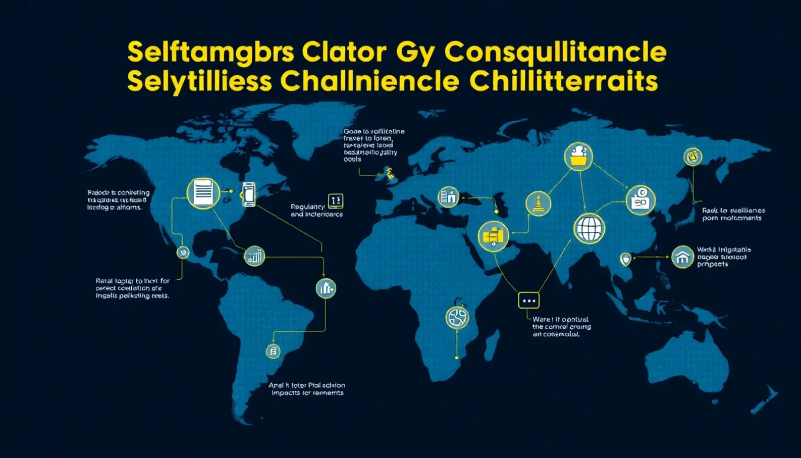 Infographic illustrating key challenges in supply chain compliance.