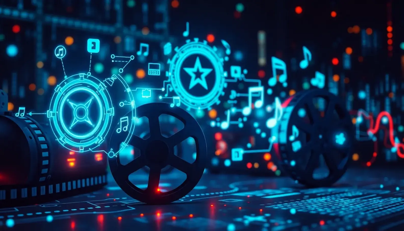 AI algorithms transforming supply chains in entertainment.