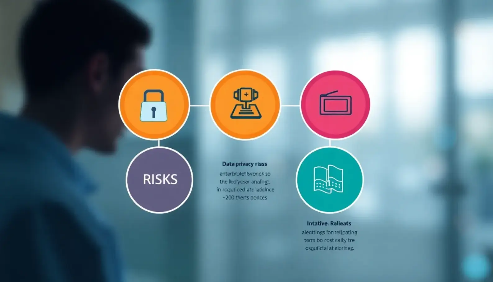 A healthcare professional utilizes AI analytics for enhanced patient care.