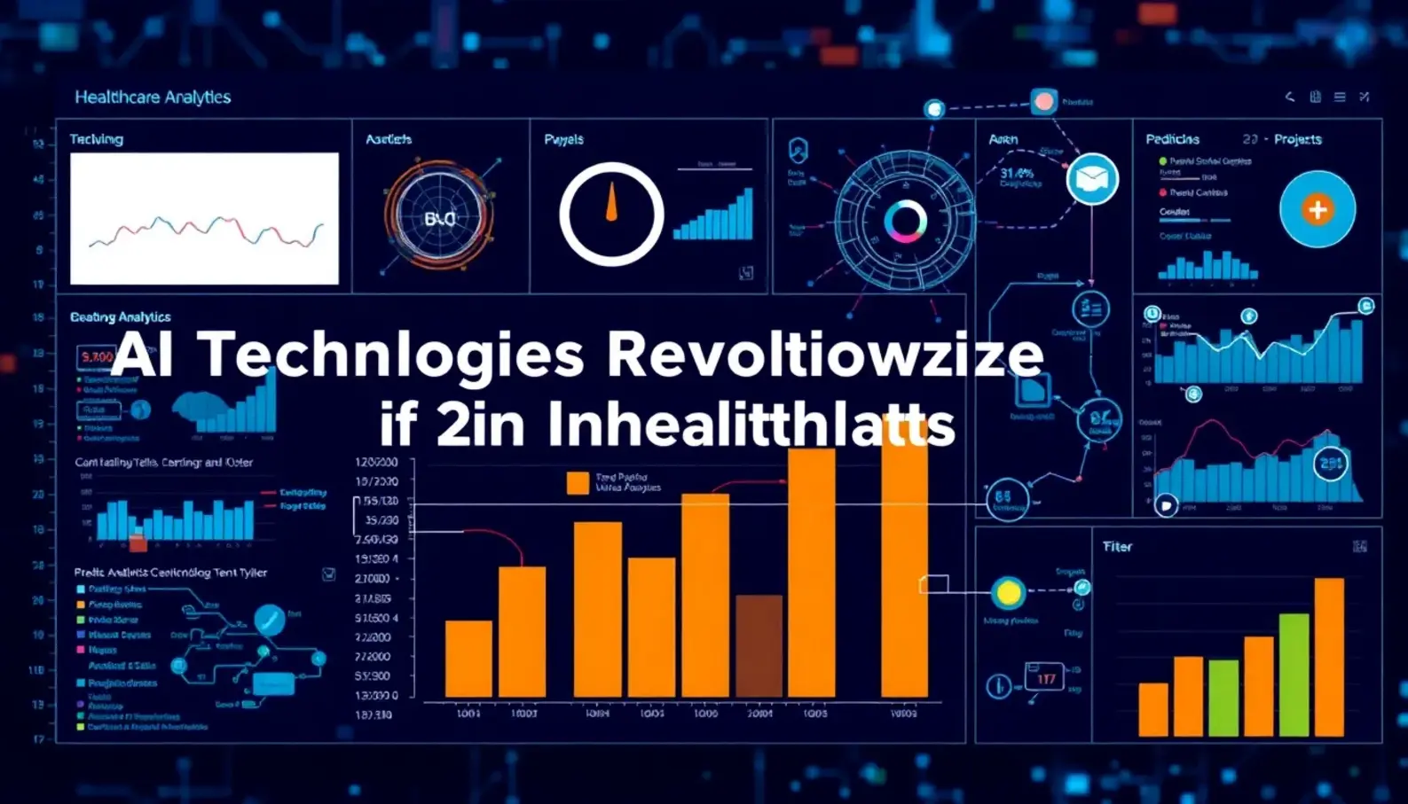 AI technologies integrating into healthcare analytics for enhanced decision-making.