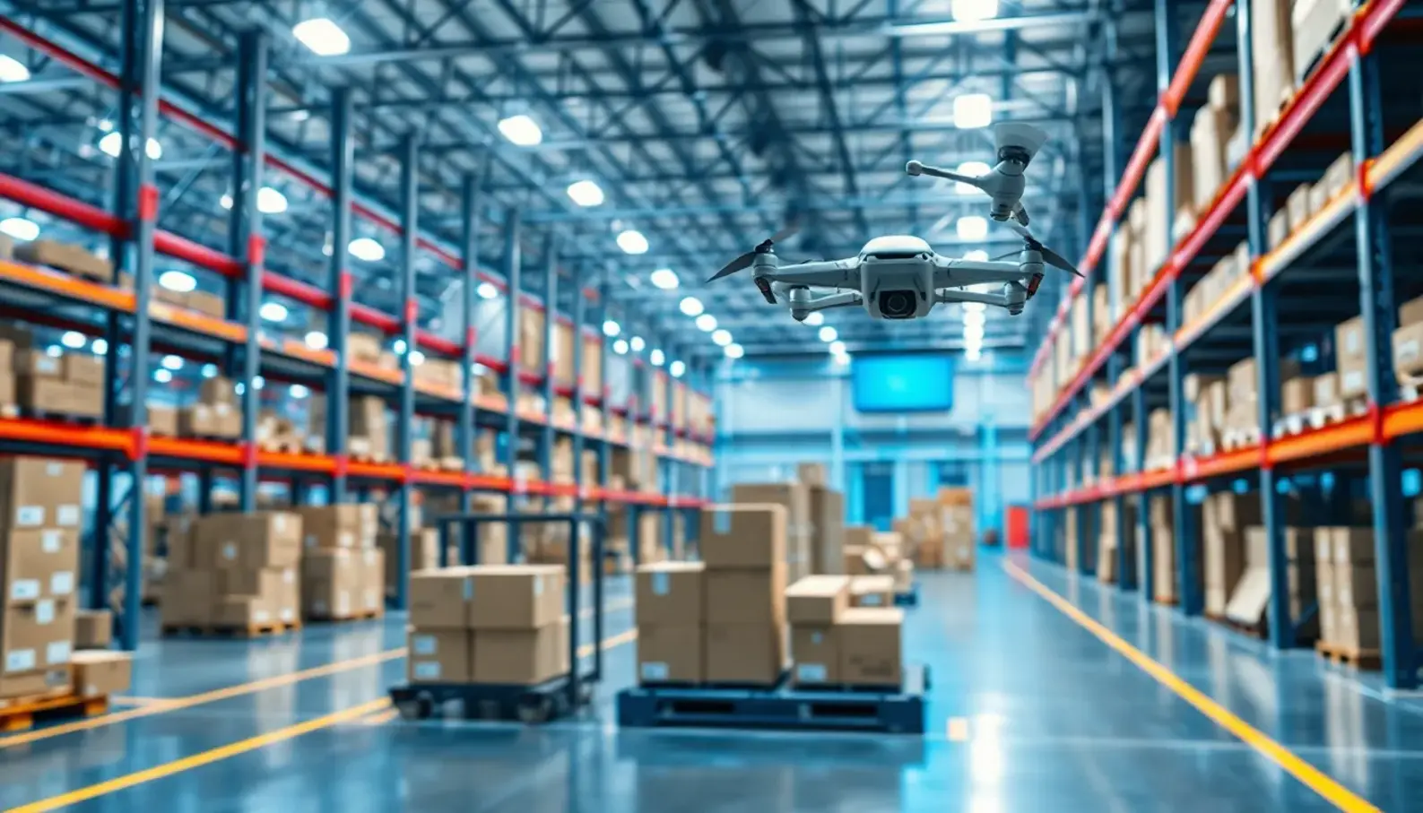 Key elements of supply chain simulation enhanced by AI.
