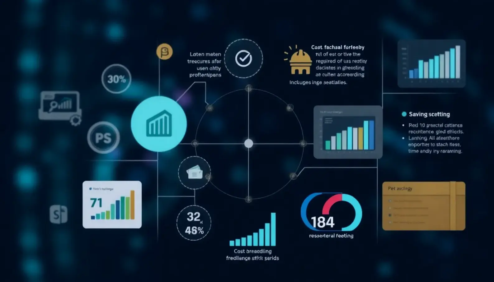 Specialists collaborating with AI tools for enhanced supply chain reporting.