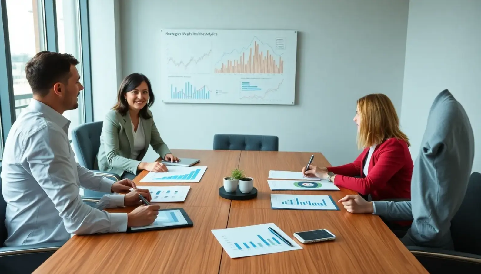AI-driven dashboard showcasing predictive analytics in action.