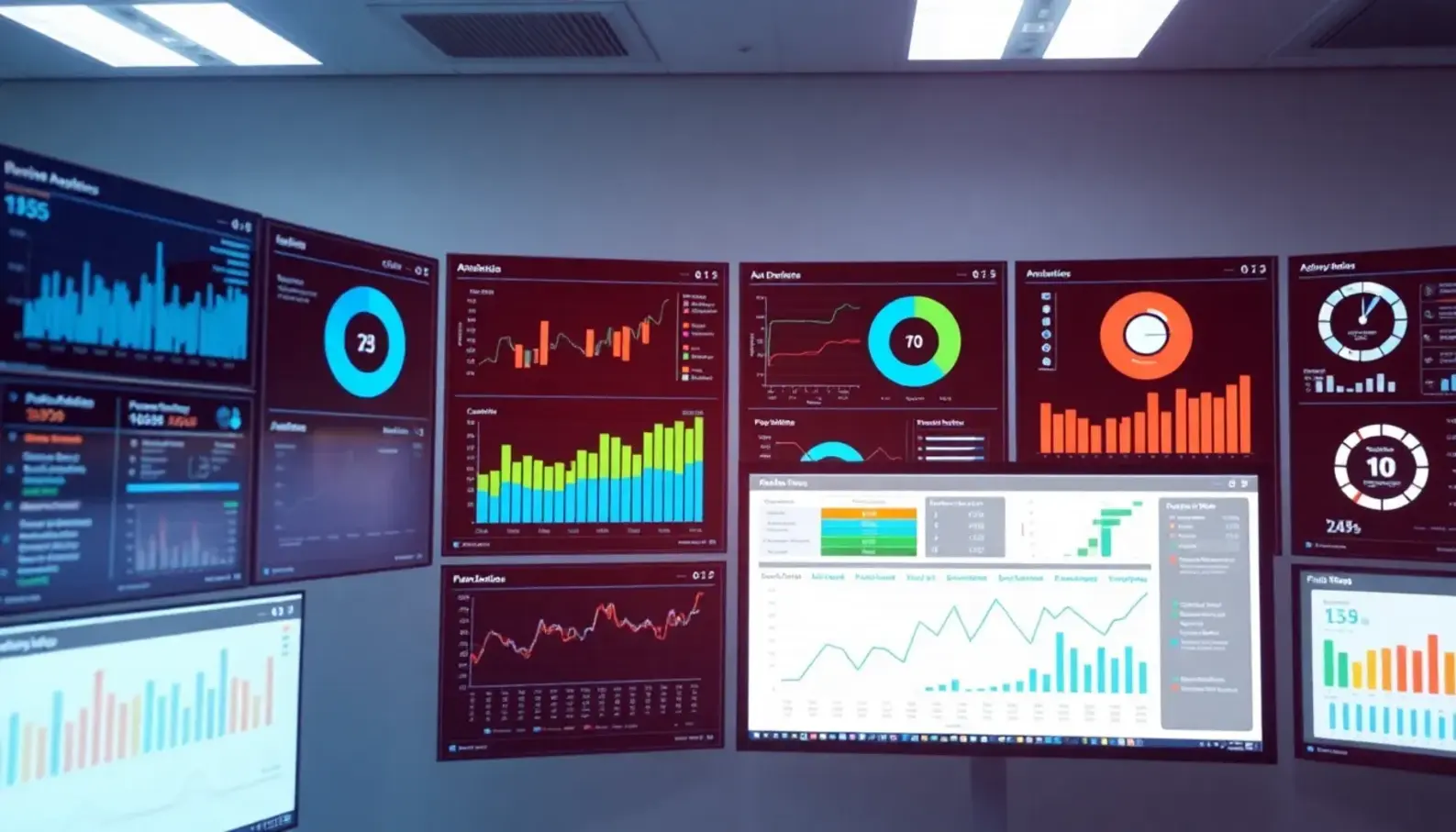 A dynamic dashboard showcasing AI-powered healthcare analytics.