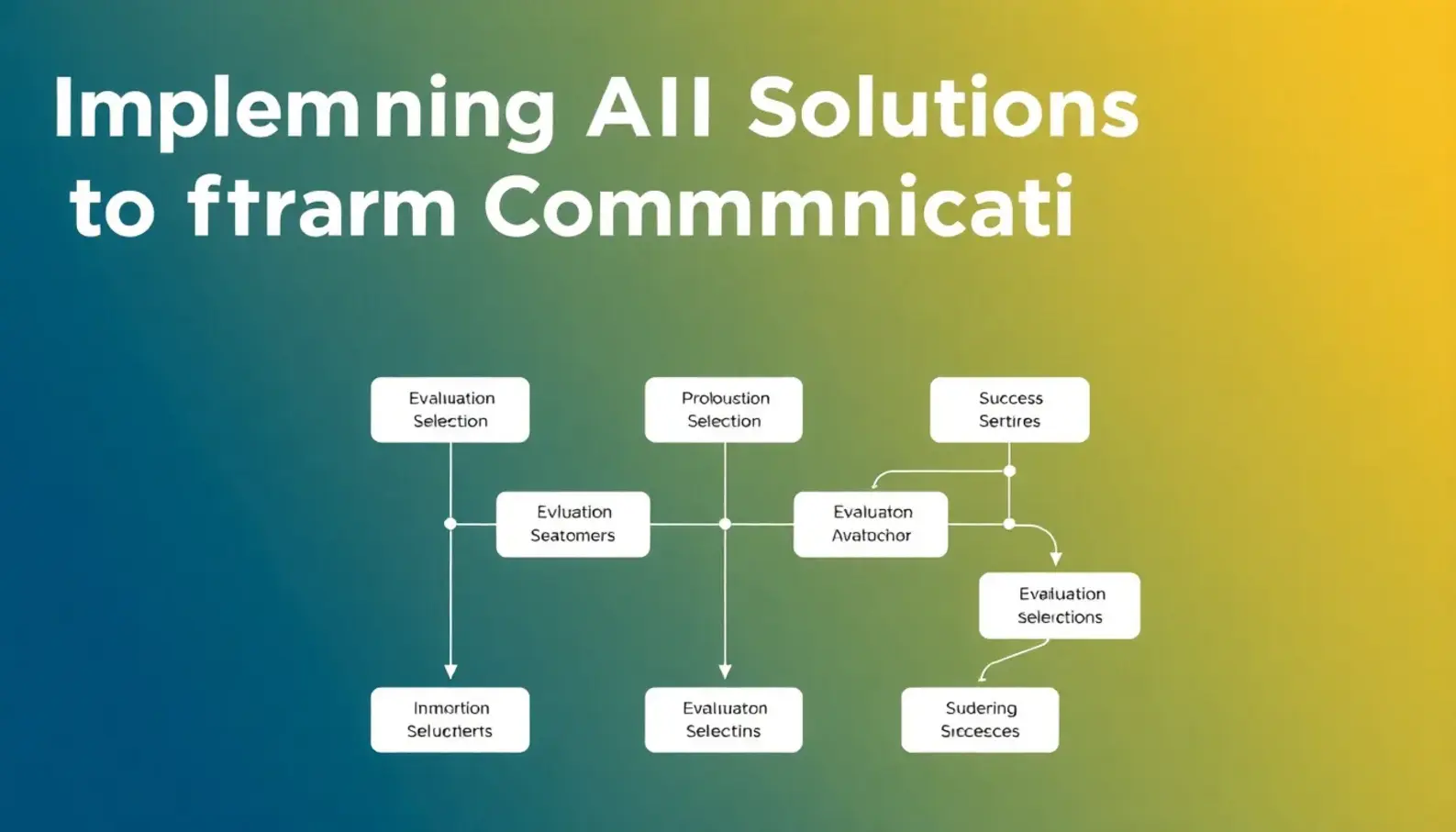 Representation of a supply chain network enhanced by AI communication tools.