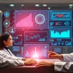 Comprehensive visual depiction of the role of AI in enhancing healthcare analytics.