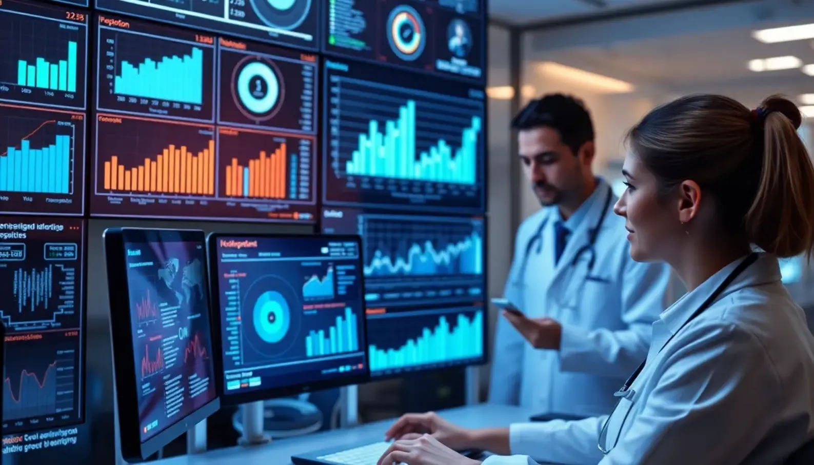 AI-driven healthcare analytics for optimized decision-making.