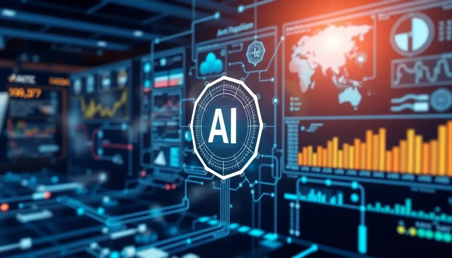 AI systems improving healthcare analytics.