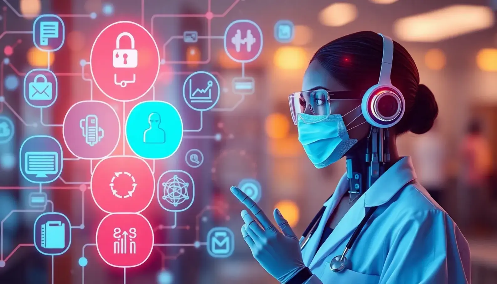 Applications of AI in healthcare analytics.
