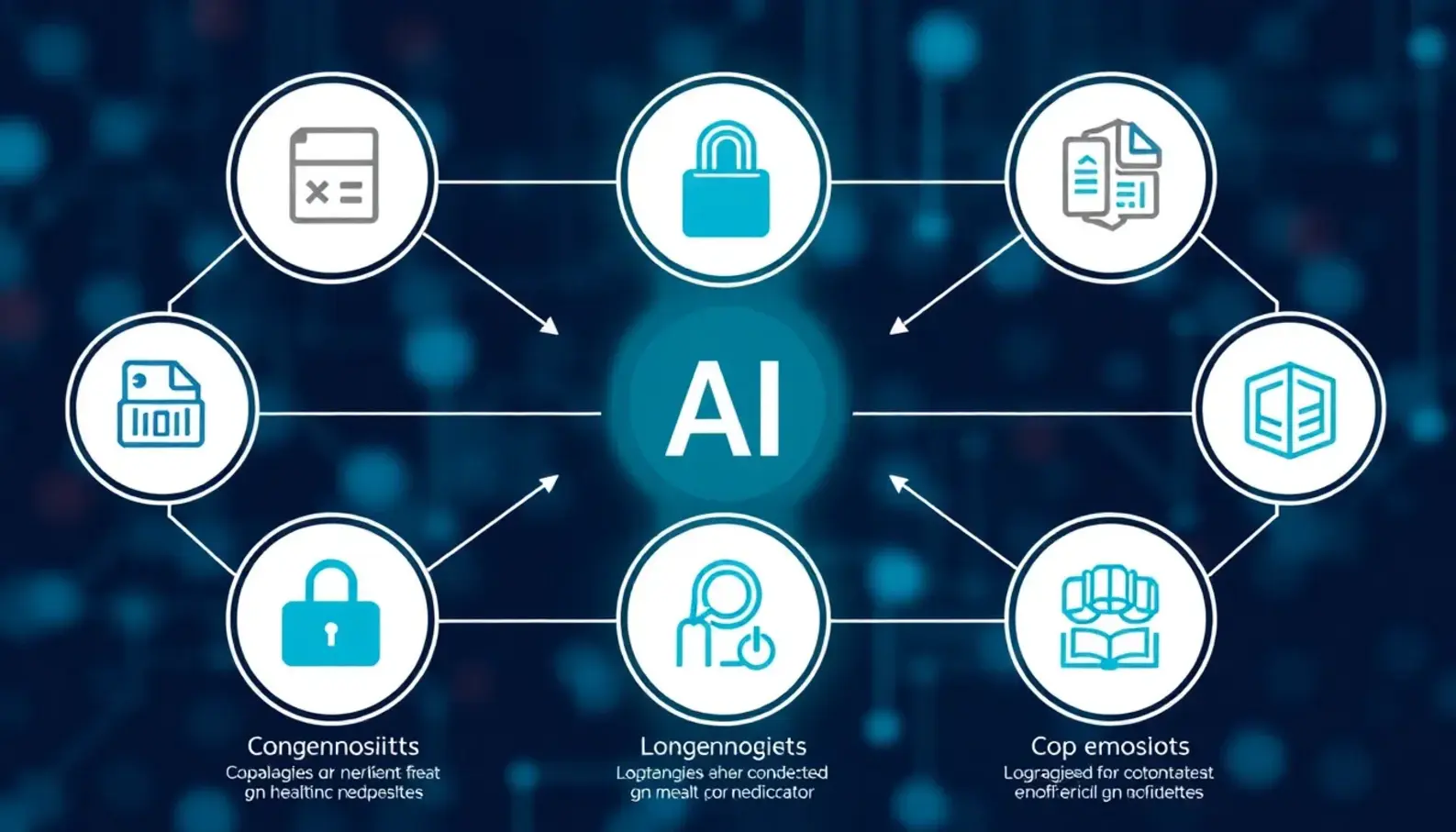 AI systems improving healthcare analytics.