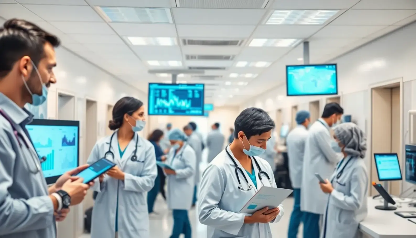AI-driven predictive analytics in action for enhanced patient care.