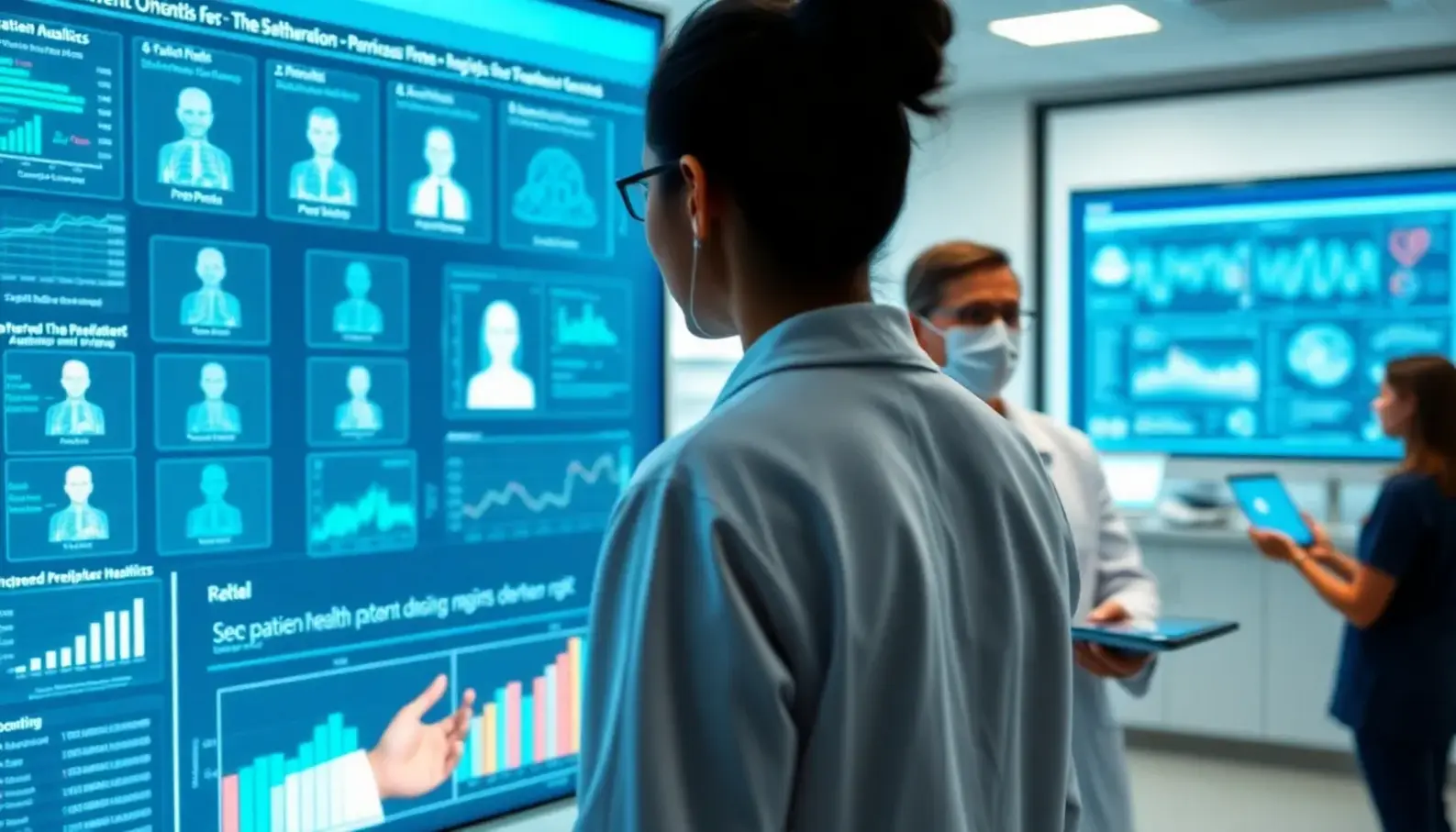 AI powers the analysis of complex healthcare data.
