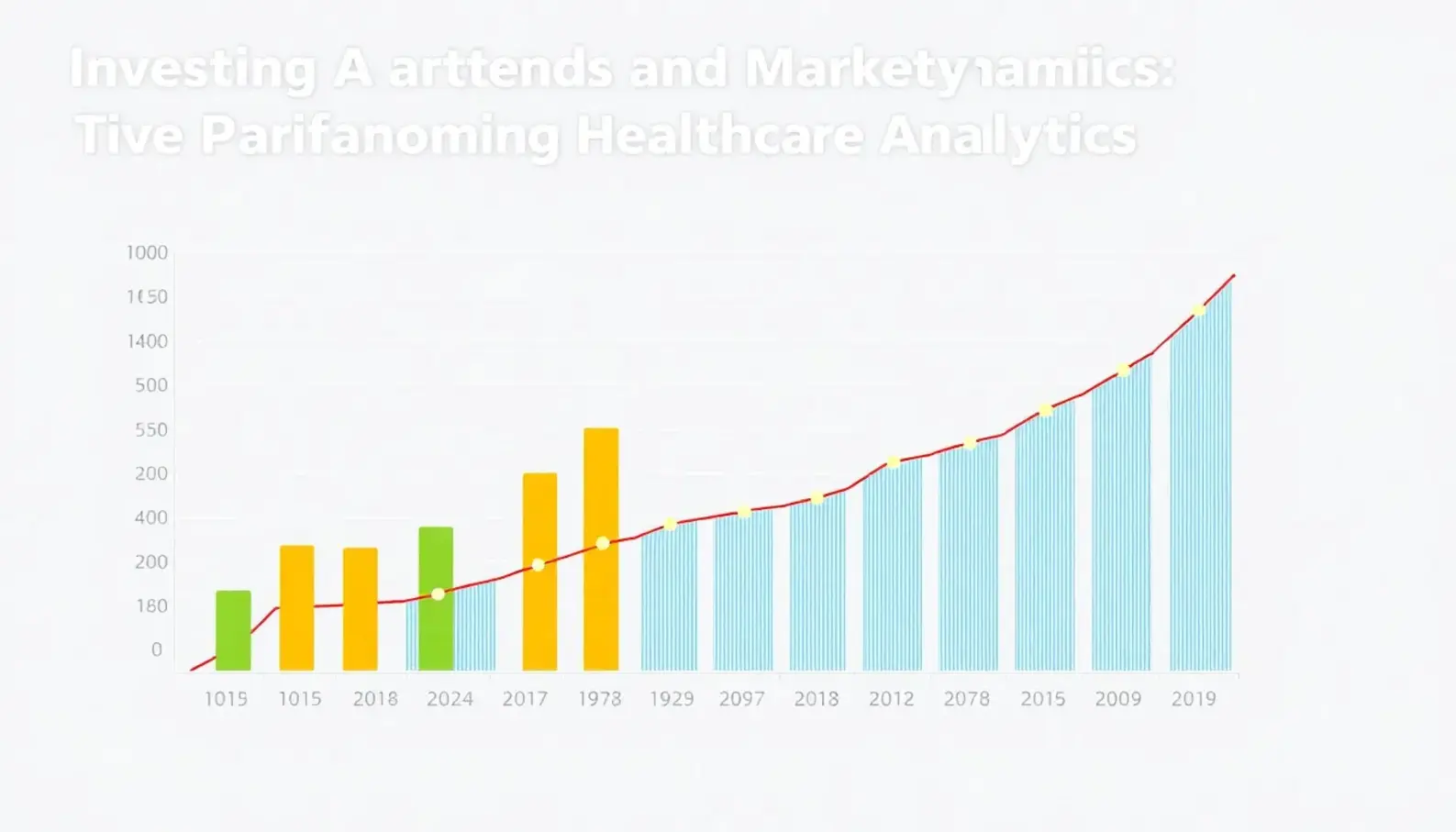 Infographic showcasing the various impactful use cases of AI in healthcare analytics.
