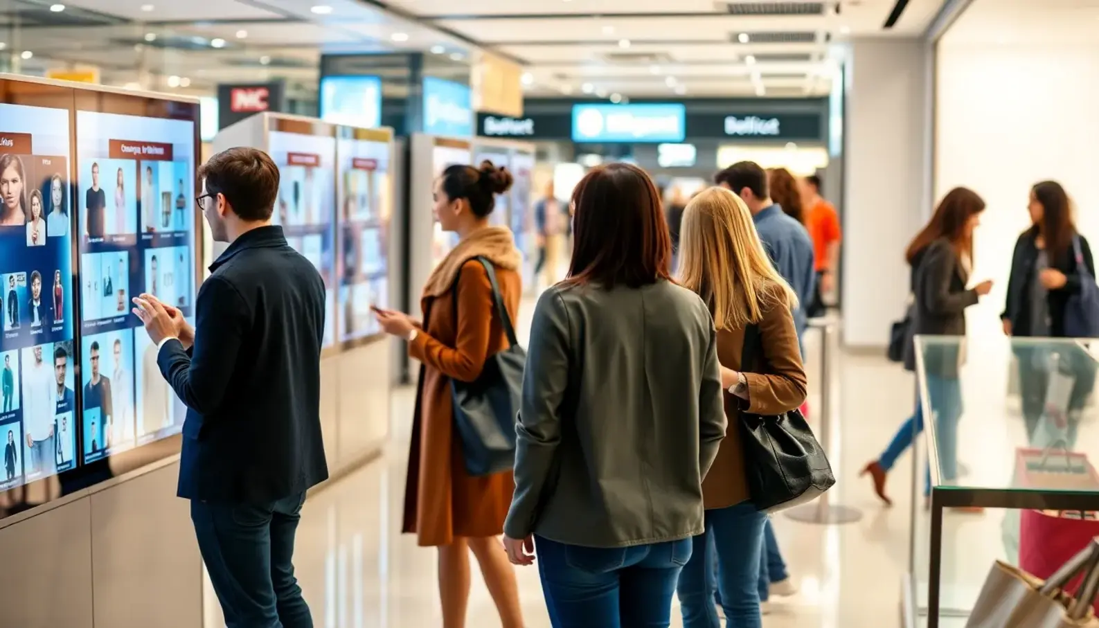 AI technology enabling personalized shopping experiences in retail.