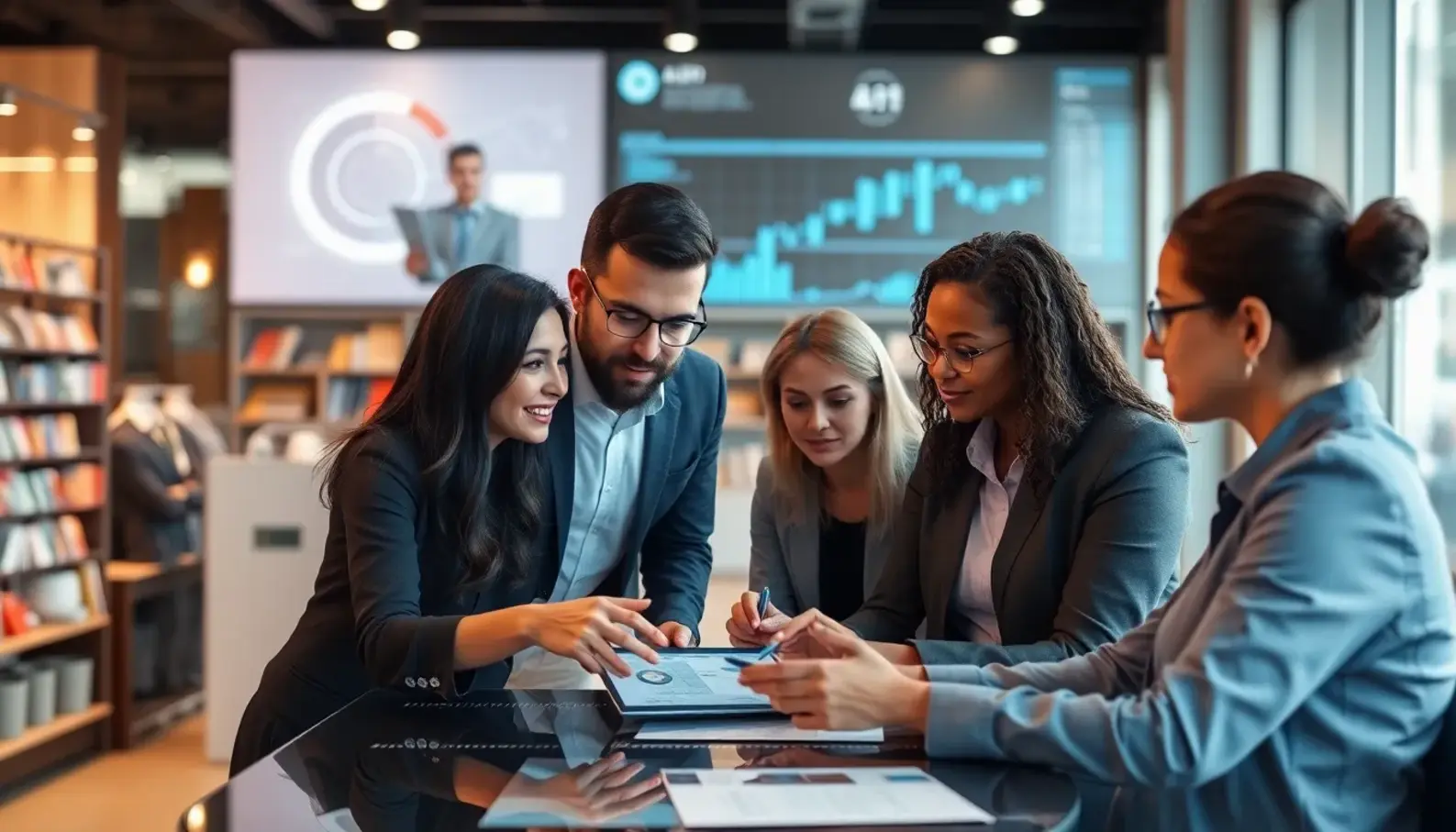 AI technologies in retail risk management enhancing operational efficiency.