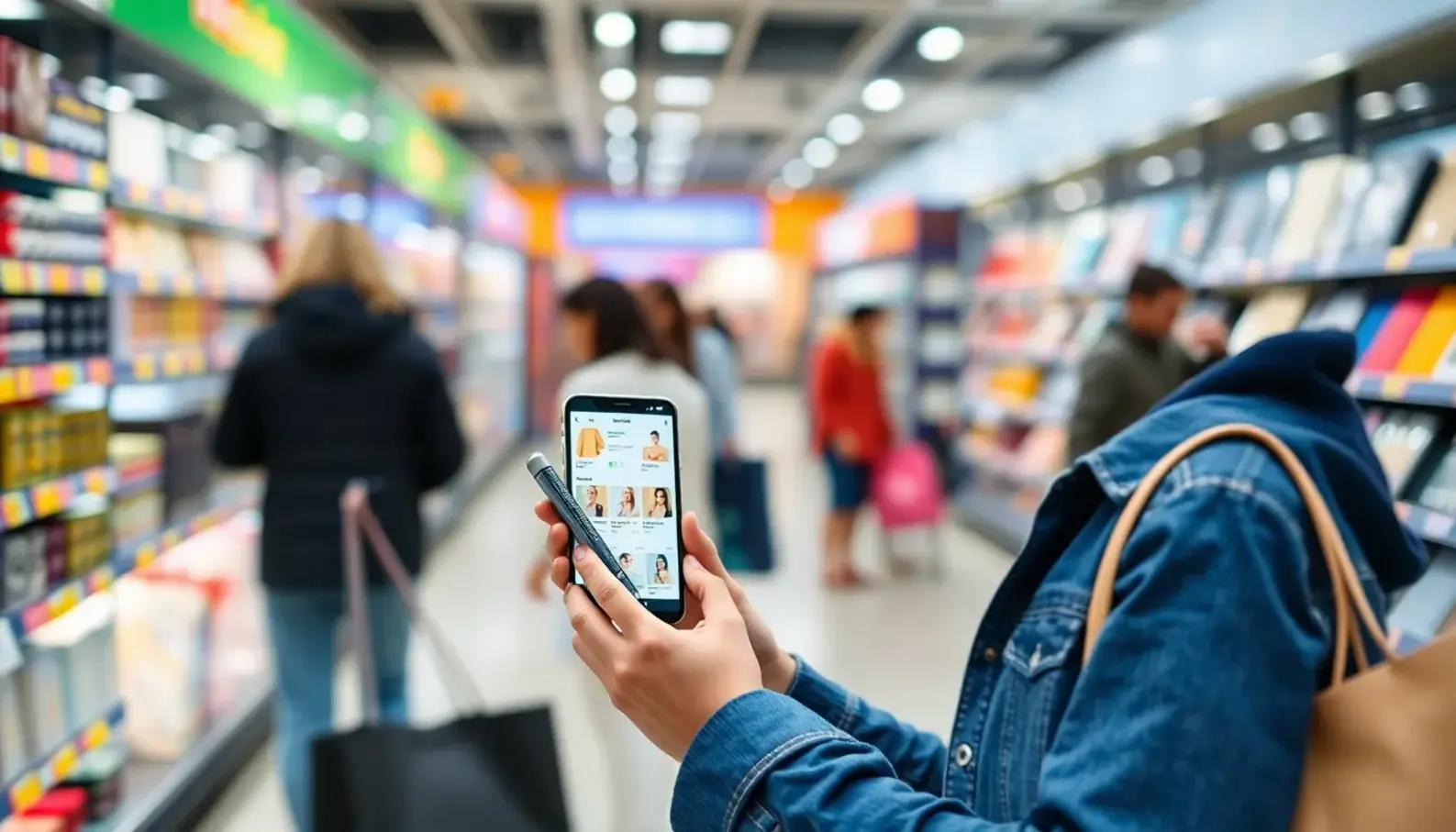 AI technologies enhancing customer experience in retail spaces.