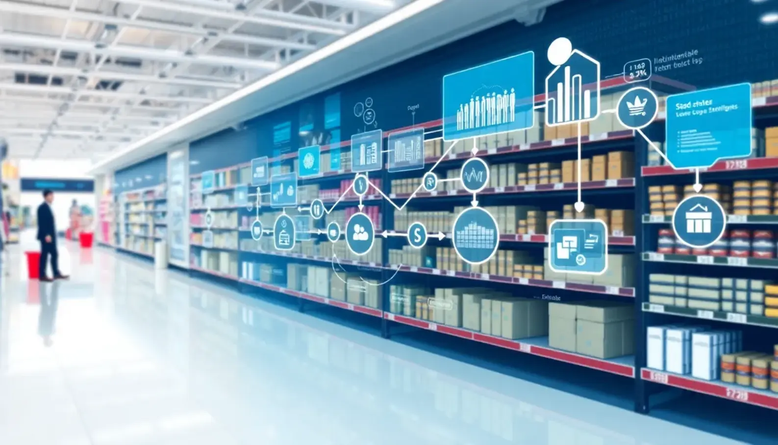 AI-powered predictive analytics optimizing inventory for enhanced retail performance.