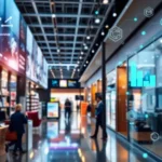 Cover image illustrating the intersection of AI technology and retail experience data visualization.