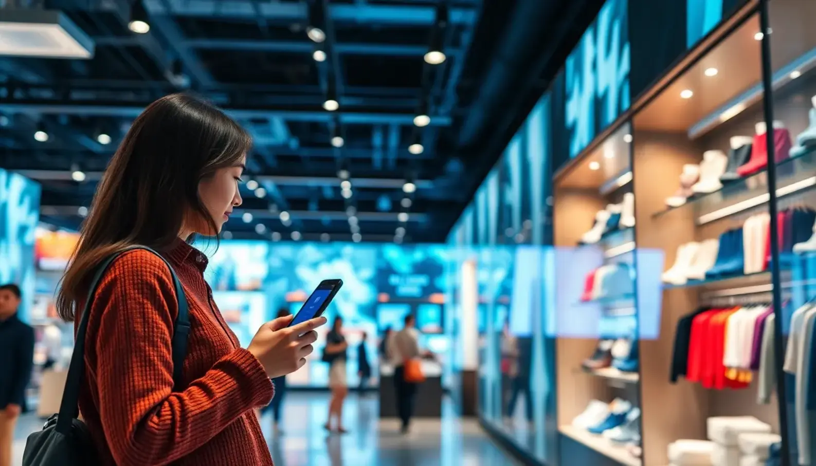 Infographic detailing AI recommendation algorithms and their impact on consumer behavior.