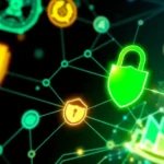 Conceptual representation of the integration of AI, cybersecurity, and sustainability.