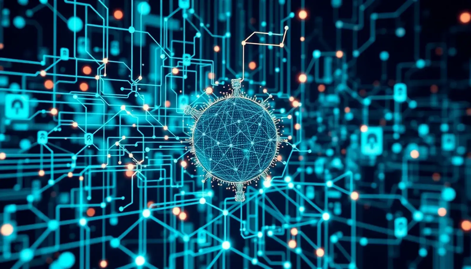 Integrating AI into cybersecurity for better threat management.