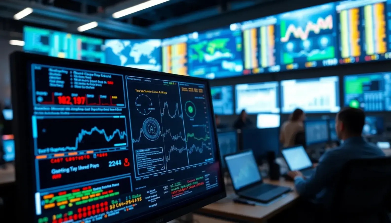 AI detects cybersecurity threats in real-time, enabling rapid response.