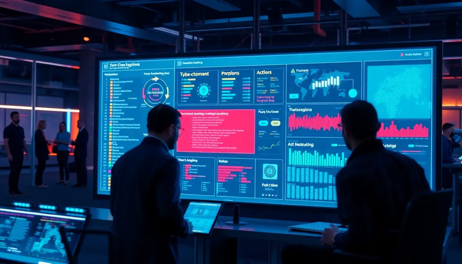 AI technologies enhance cybersecurity through real-time threat detection.