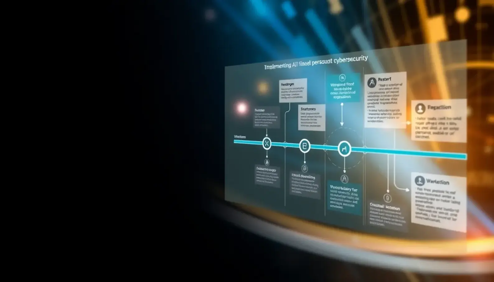 The interconnected landscape of cybersecurity emphasizing the need for personalized solutions.